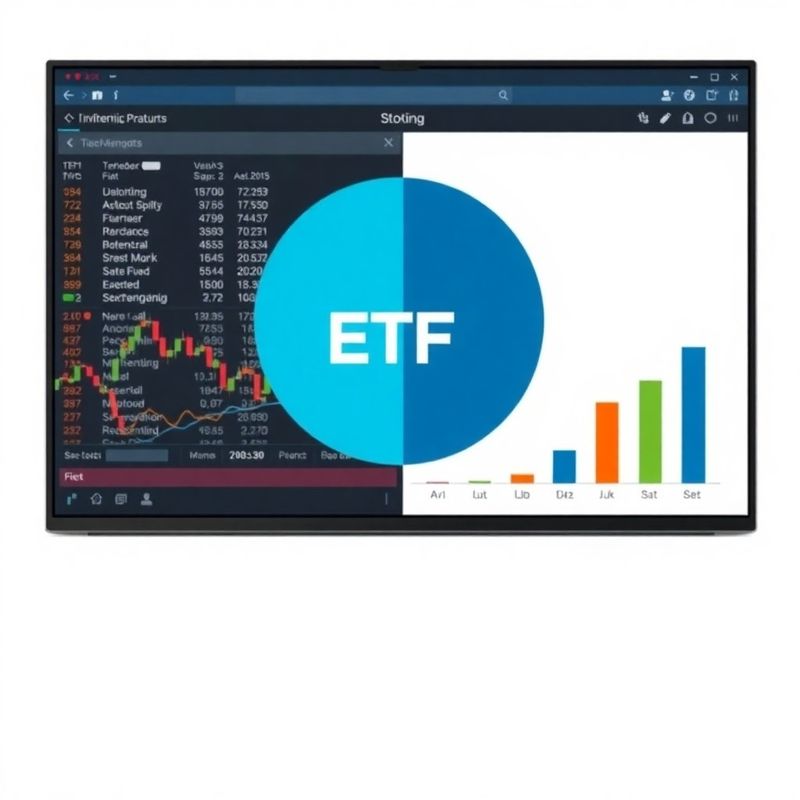Usporedba ETF indeksa i pojedinačnih dionica na monitoru